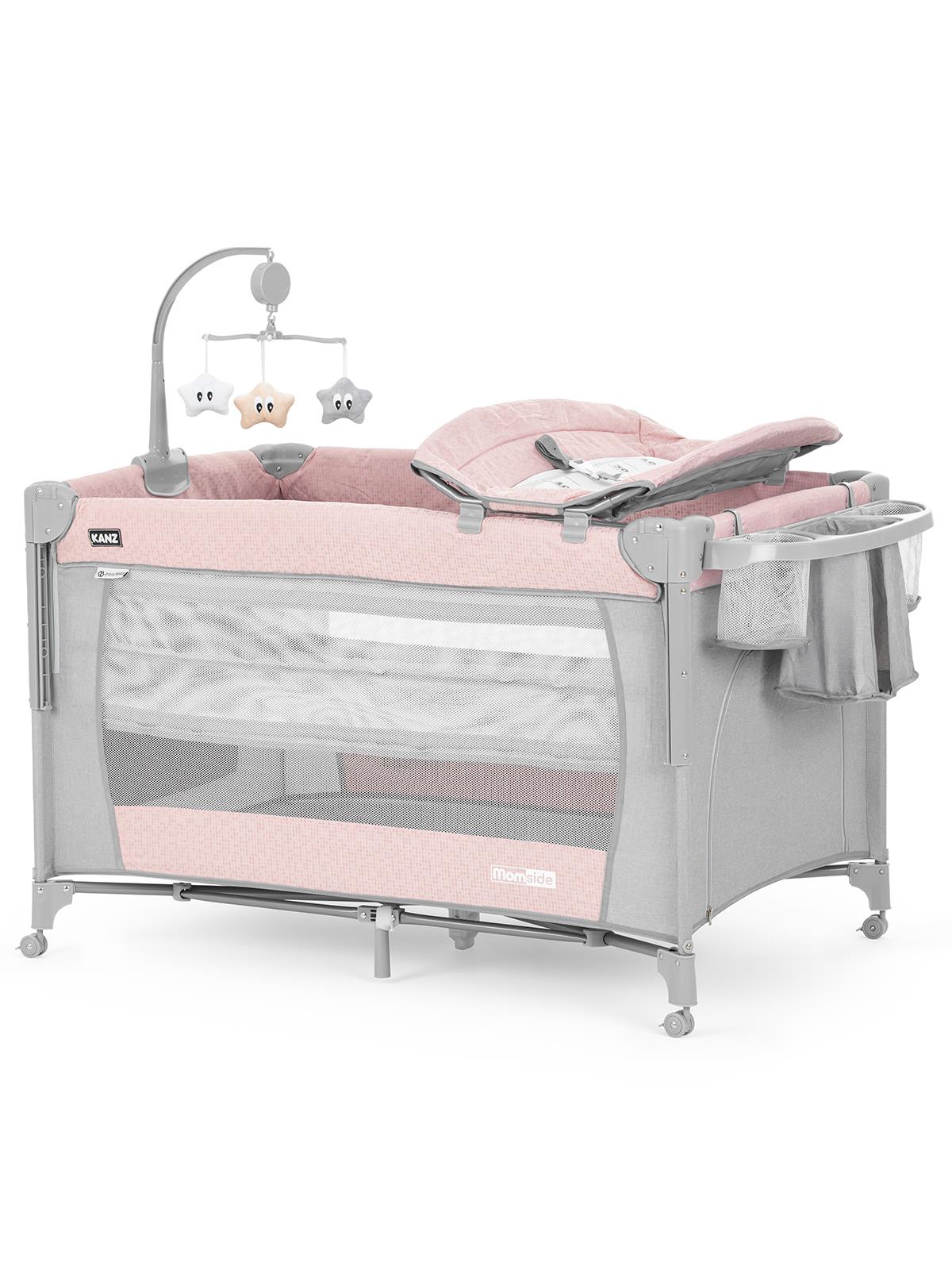 Kanz Momside Anne Yanı Oyun Parkı 70*110 Cm - Pembe
