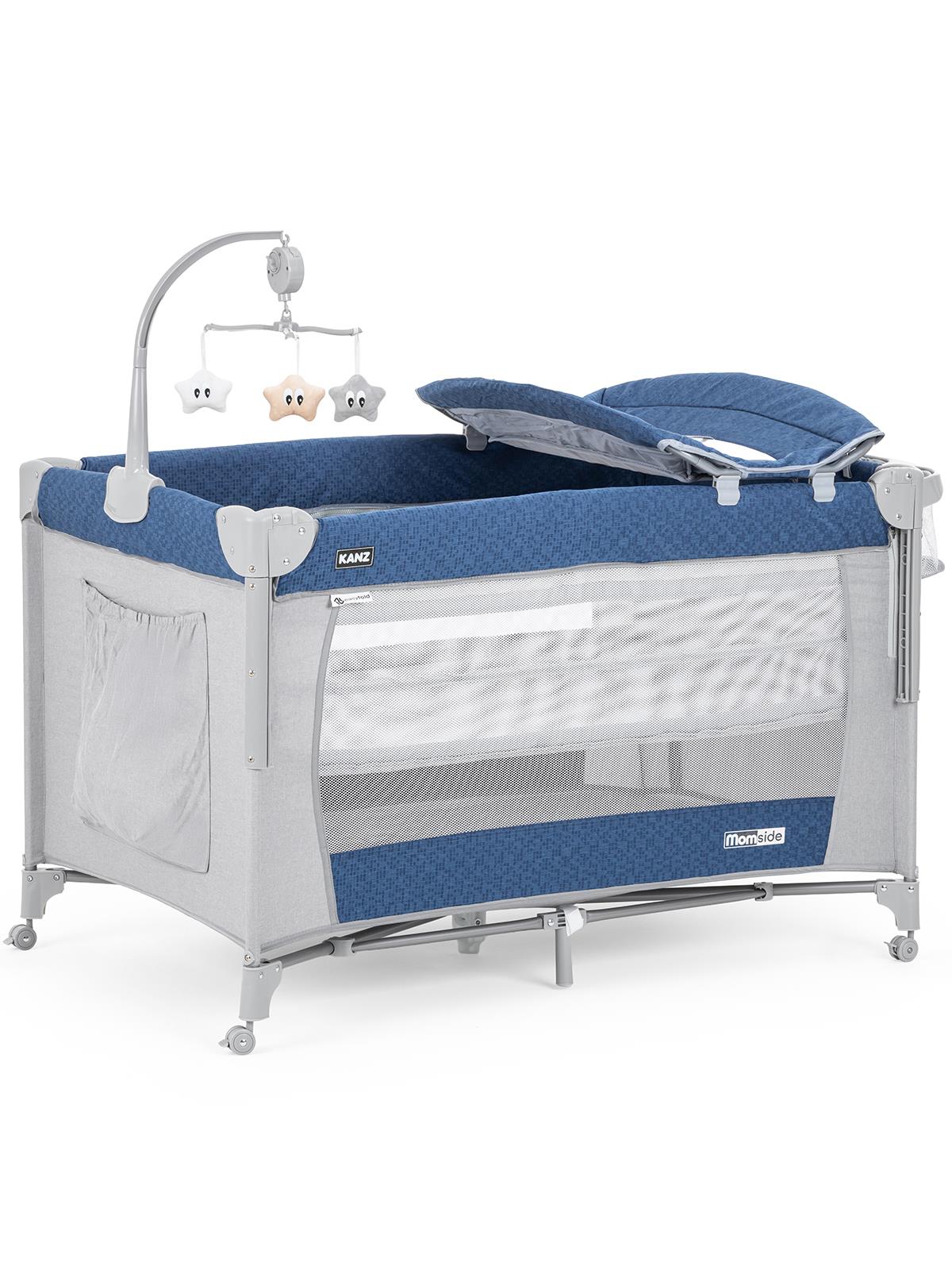 Kanz Momside Anne Yanı Oyun Parkı 70*110 Cm - Lacivert