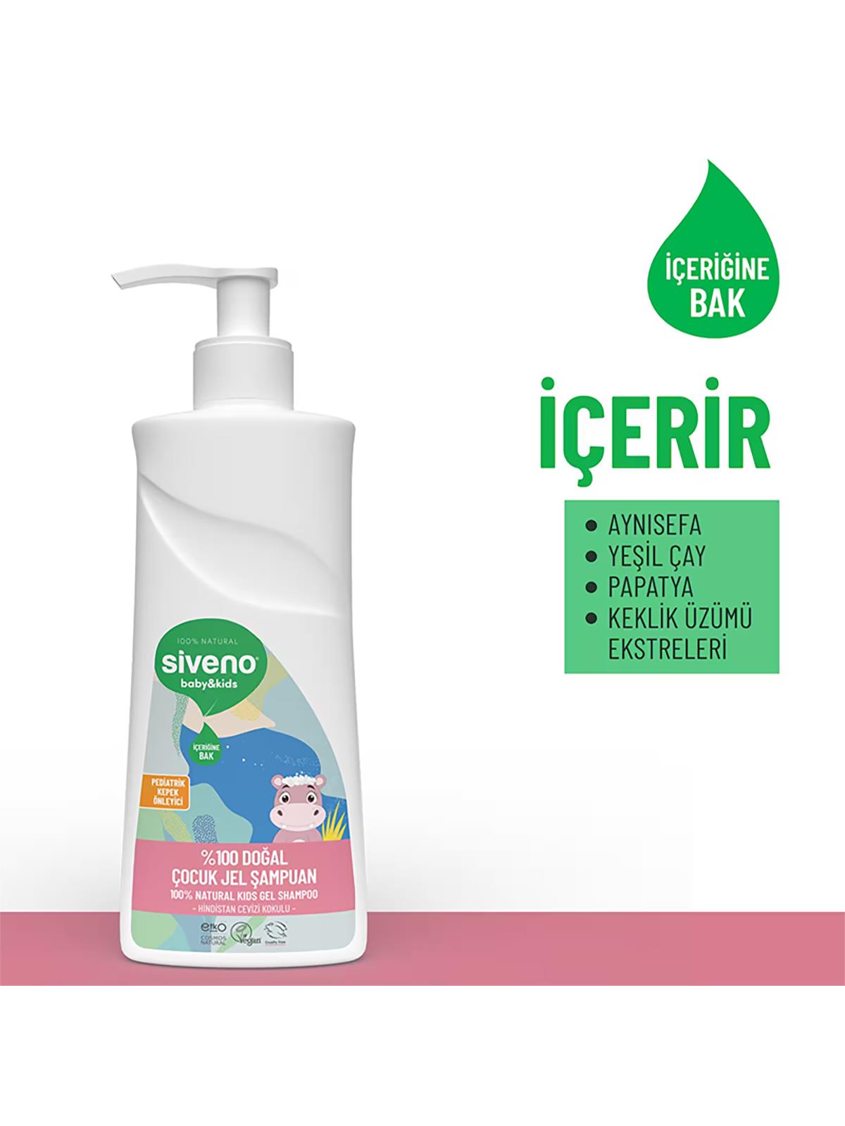 SIVENO%100 Doğal Çocuk Jel Şampuan 325 ml