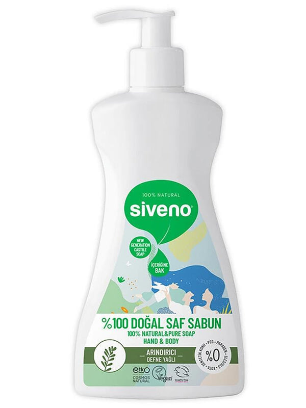 Siveno Defne Yağlı Doğal Sıvı Sabun 300 ml