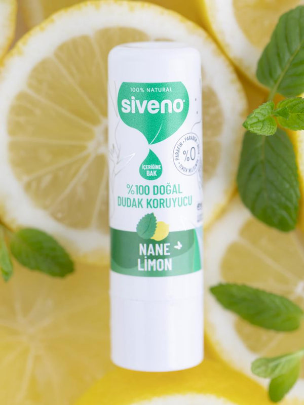 Siveno Doğal Dudak Koruyucu Nane & Limon 6gr