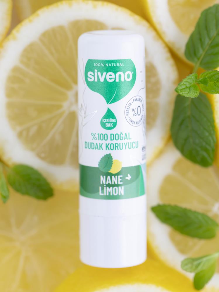Siveno Doğal Dudak Koruyucu Nane & Limon 6gr