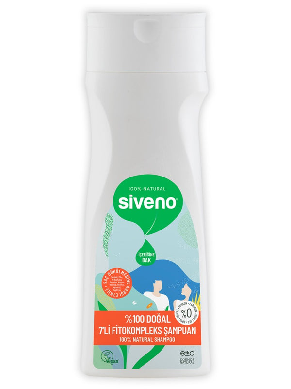 Siveno %100 Doğal Şampuan - 7’li Fitoterapi Kompleksi 300 ml