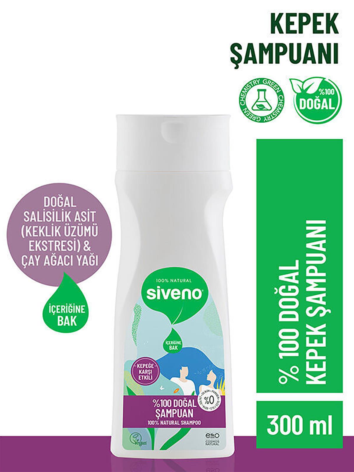 Siveno %100 Doğal Kepek Şampuanı 300ml