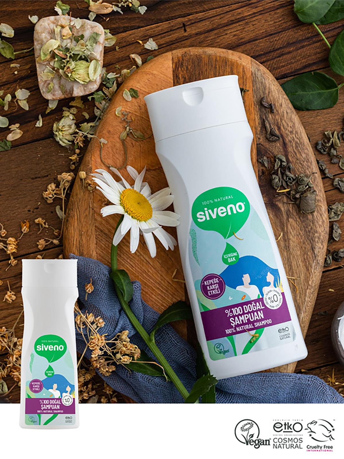 Siveno %100 Doğal Kepek Şampuanı 300ml