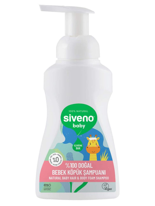 Siveno %100 Doğal Bebek Köpük Şampuanı 250 ml