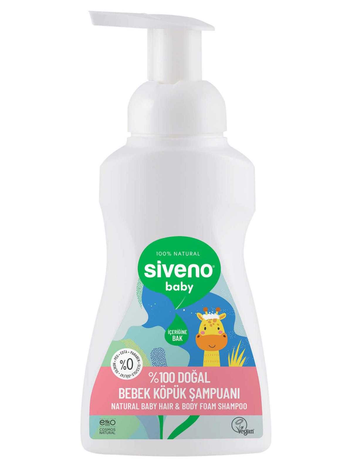 Siveno Doğal Bebek Köpük Şampuanı 250 ml