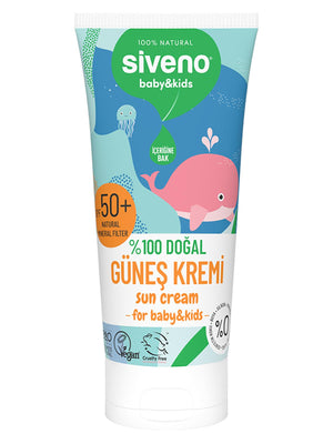 Siveno %100 Doğal Bebekler İçin Güneş Kremi 50 ml