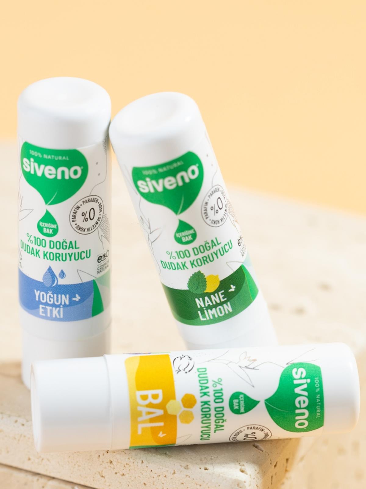 Siveno %100 Doğal Dudak Koruyucu – Çilek 6g