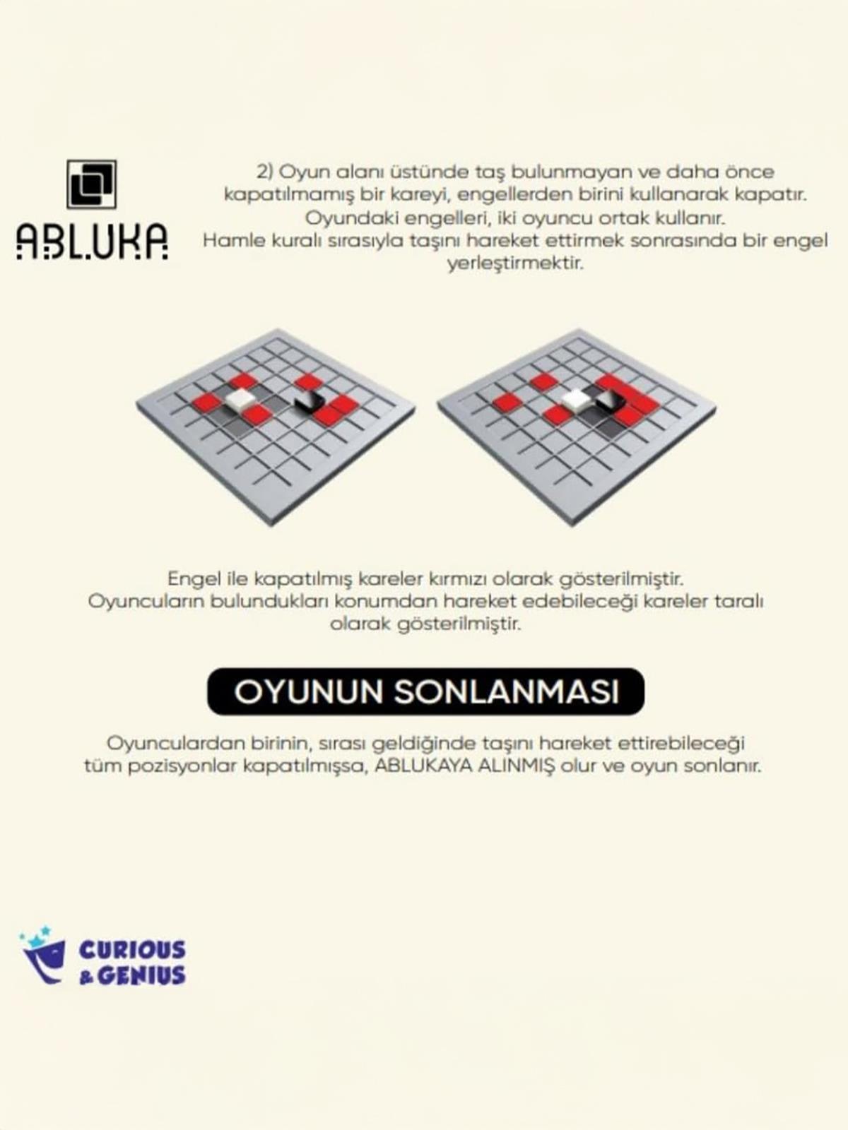 Curious & Genius Abluka Akıl ve Zeka Oyunu