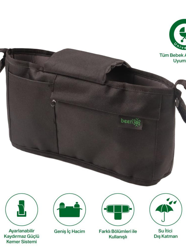 Been Bebek Arabası Organizer Çanta - Siyah
