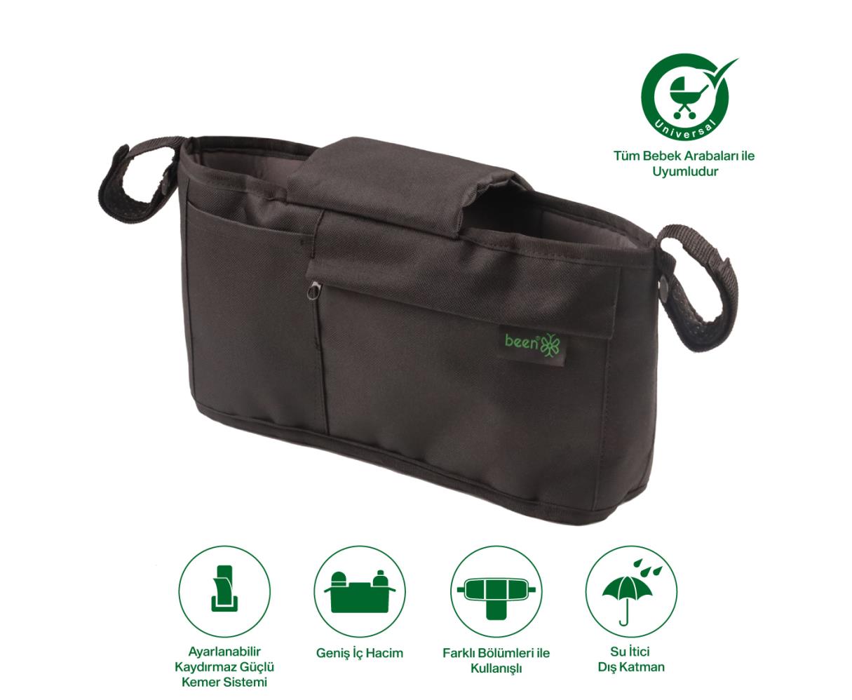 Been Bebek Arabası Organizer Çanta - Siyah