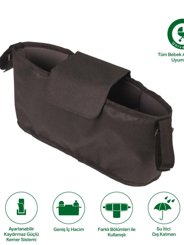 Been Bebek Arabası Organizer Çanta - Siyah