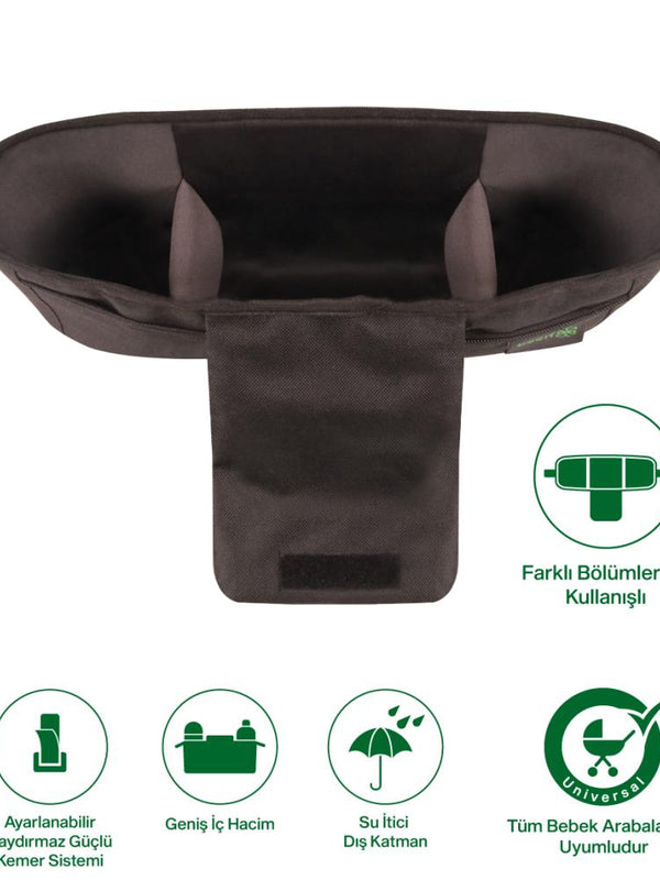 Been Bebek Arabası Organizer Çanta - Siyah