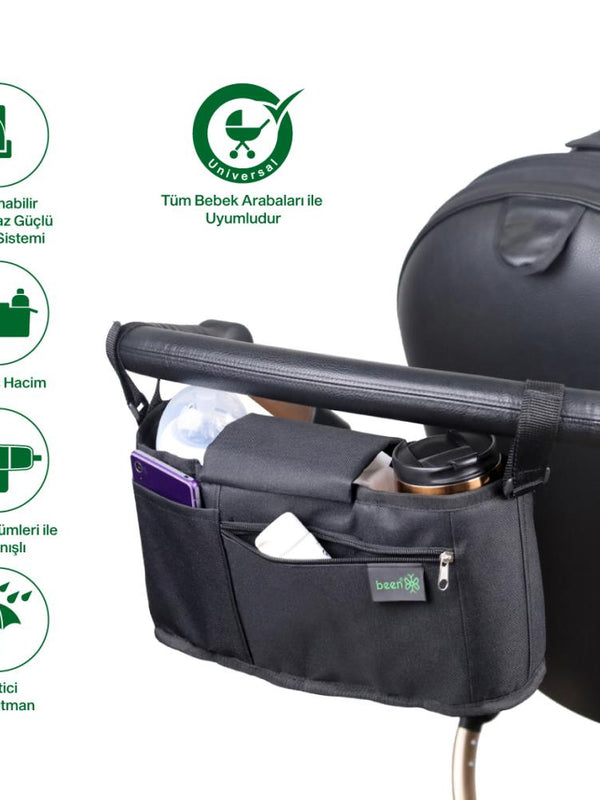Been Bebek Arabası Organizer Çanta - Siyah