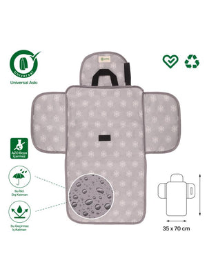 Been Fonksiyonel Bebek Bakım Matı - Gri