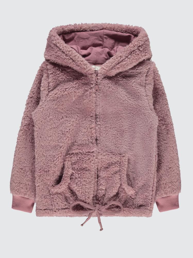 Civil Girls Kanguru Cepli 6-9 Yaş Hırka - Lila