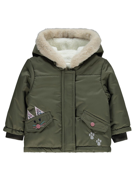Civil Baby Tavşan Kulak Nakışlı 6-18 Ay Mont - Haki