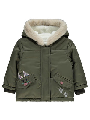 Civil Baby Tavşan Kulak Nakışlı 6-18 Ay Mont - Haki