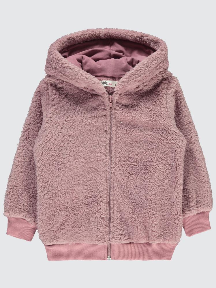 Civil Girls Fermuarlı 2-5 Yaş Hırka - Lila