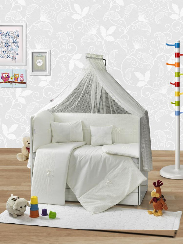 Aras Bebe Sedef Uyku Seti 60x120 cm - Bej