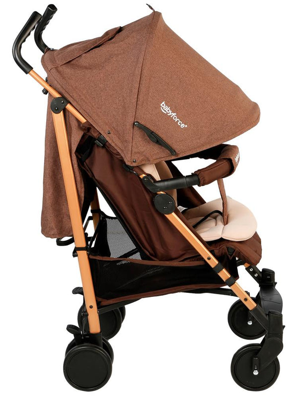 Baby Force Polo20 Lüks Baston Bebek Arabası - Kahverengi