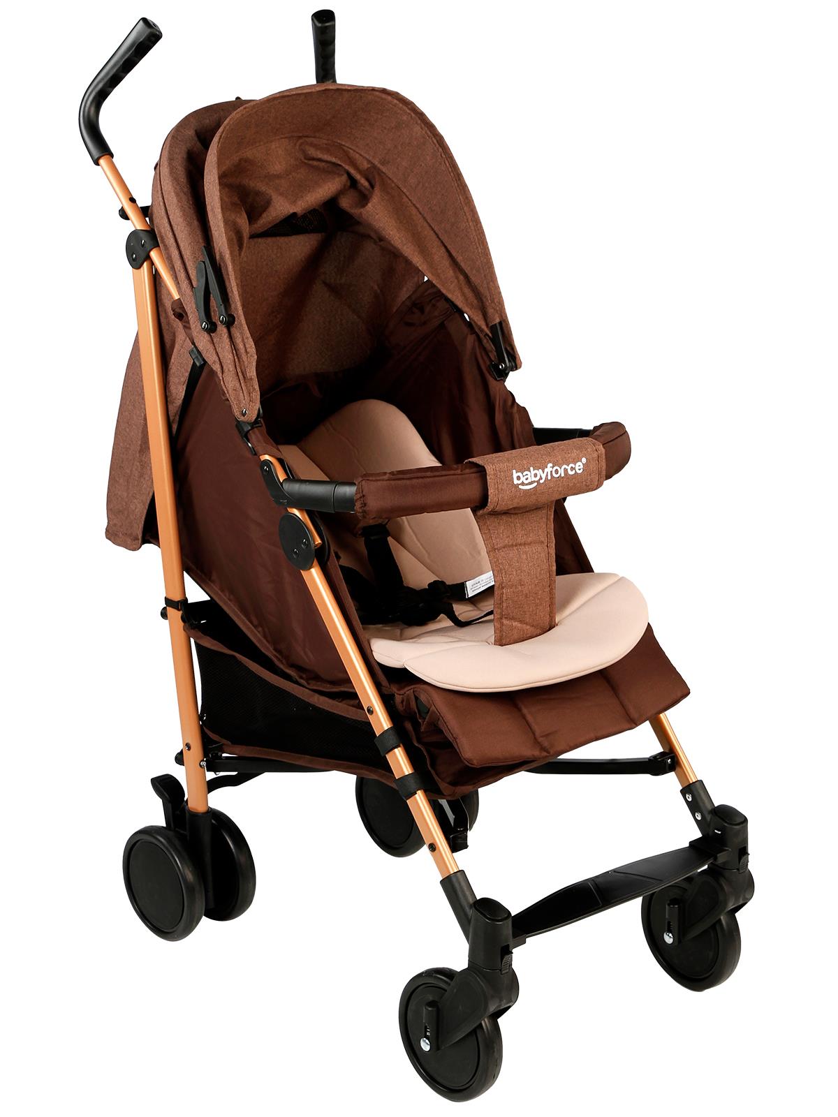 Baby Force Polo20 Lüks Baston Bebek Arabası - Kahverengi
