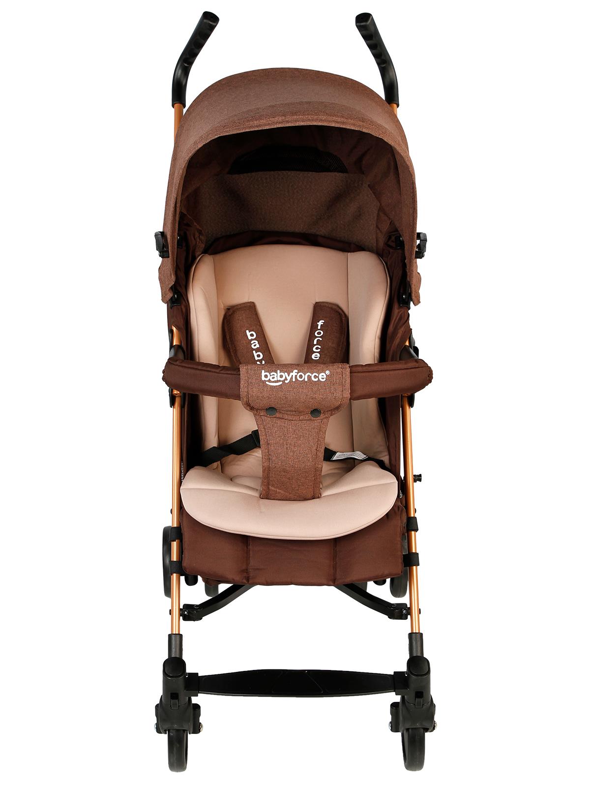 Baby Force Polo20 Lüks Baston Bebek Arabası - Kahverengi