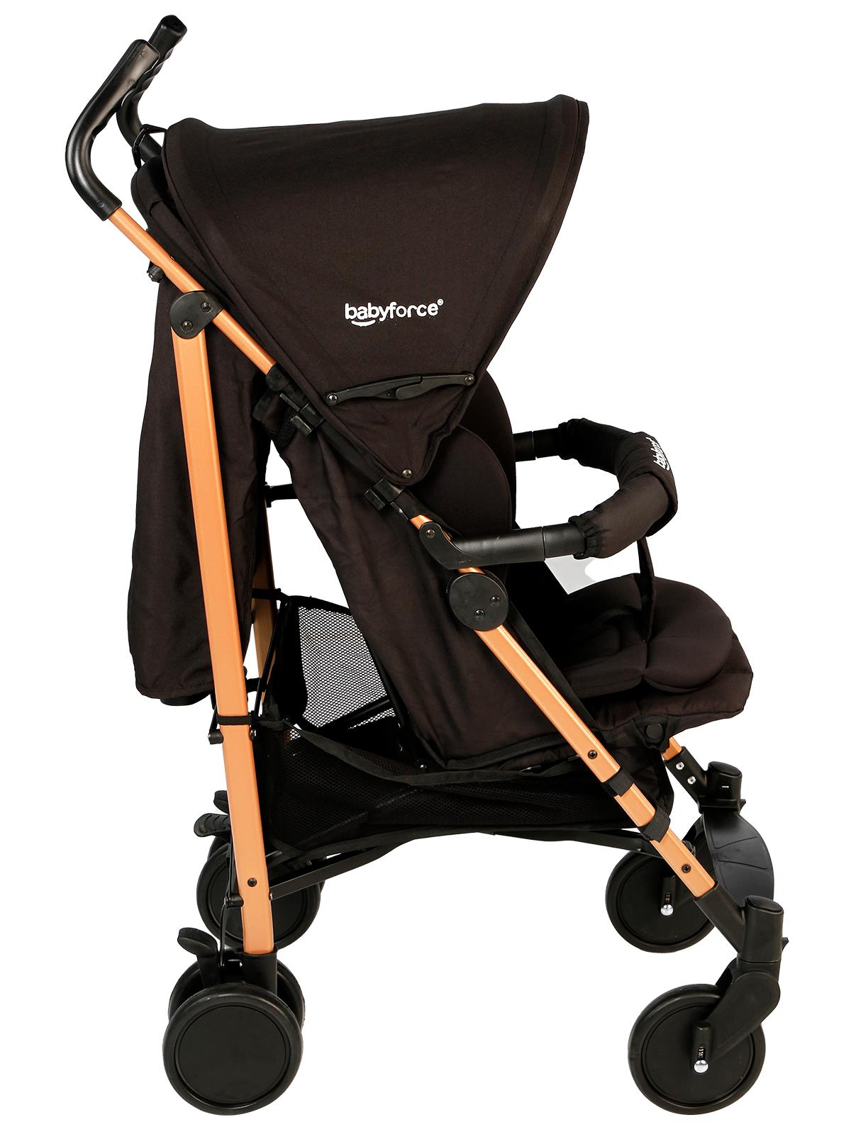 Baby Force Polo20 Lüks Baston Bebek Arabası - Siyah