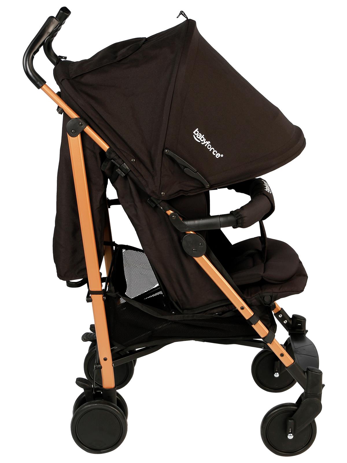 Baby Force Polo20 Lüks Baston Bebek Arabası - Siyah