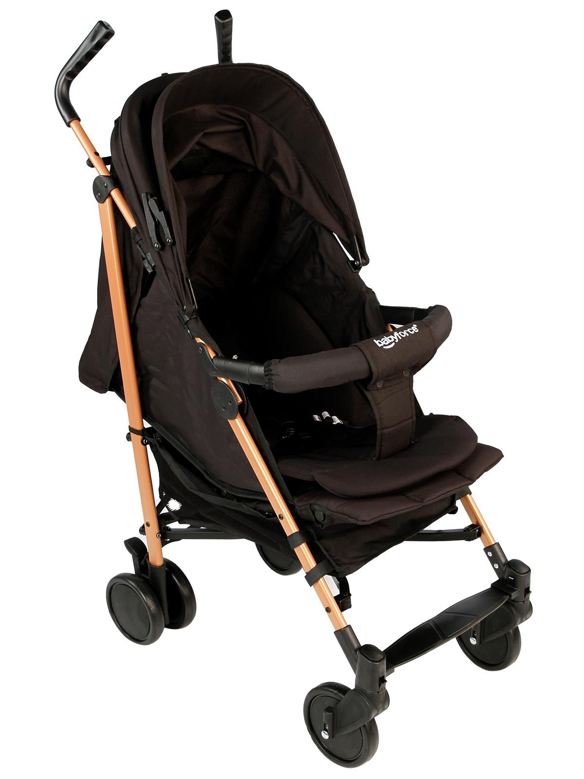 Baby Force Polo20 Lüks Baston Bebek Arabası - Siyah