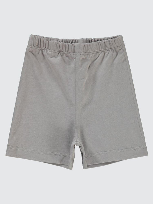 Civil Baby Yandan Dikişli 6-18 Ay Unisex Şort - Gri