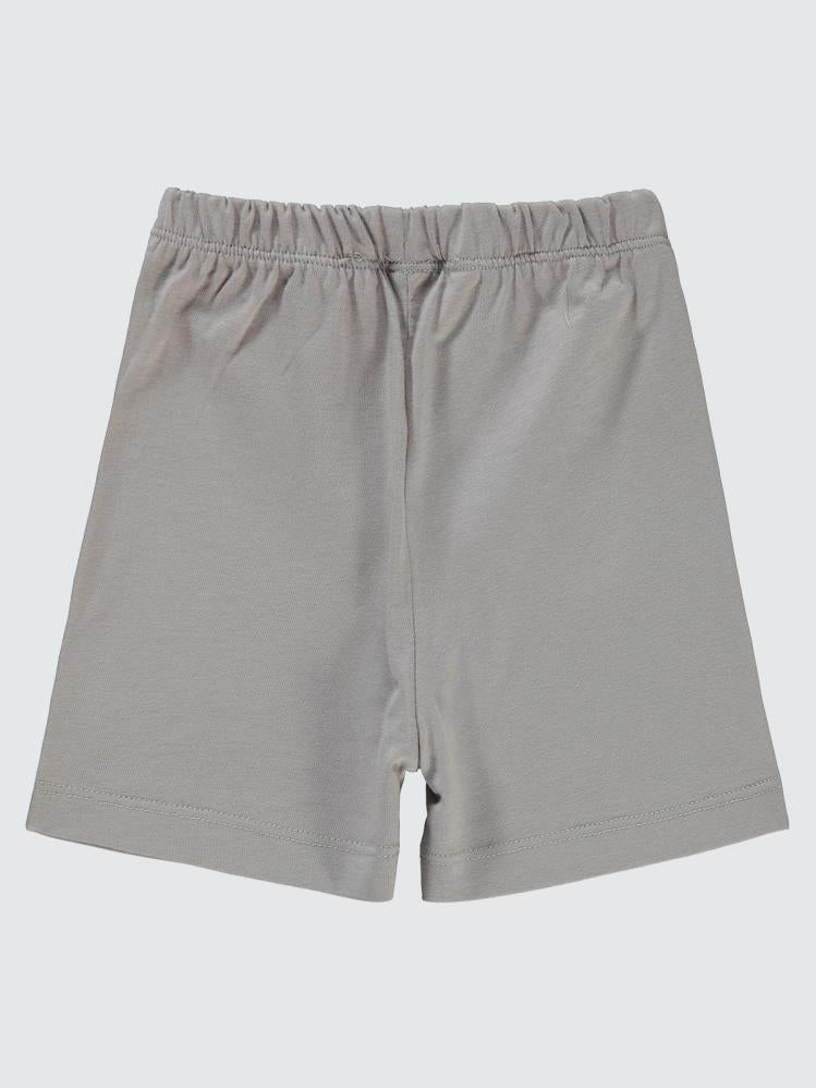 Civil Baby Yandan Dikişli 6-18 Ay Unisex Şort - Gri
