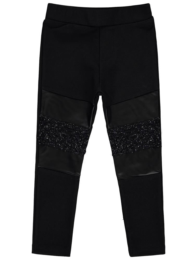 Civil Girls Dizi Derili 2-5 Yaş Tayt - Siyah