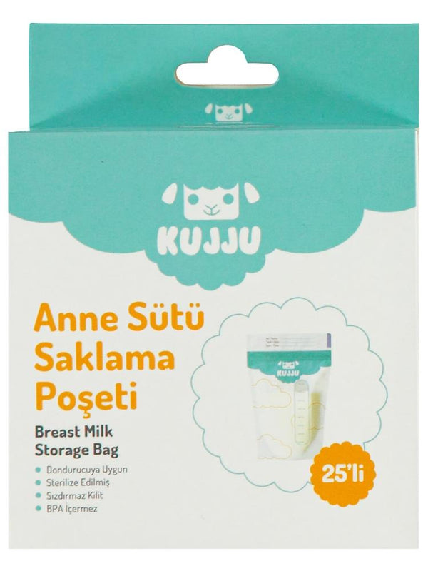 Kujju Süt Saklama Poşeti 25 li