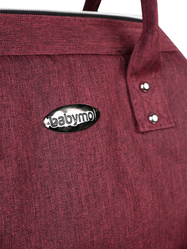 Babymol Linen Sırt Çantası - Bordo