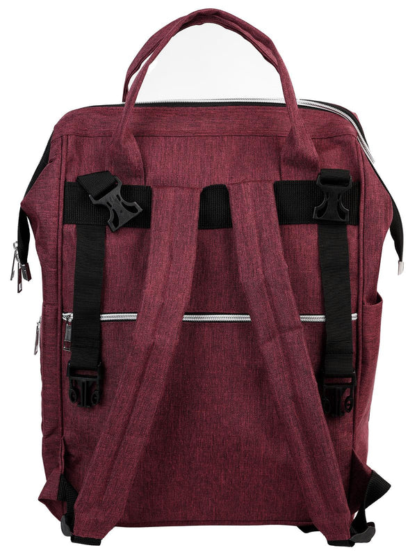 Babymol Linen Sırt Çantası - Bordo