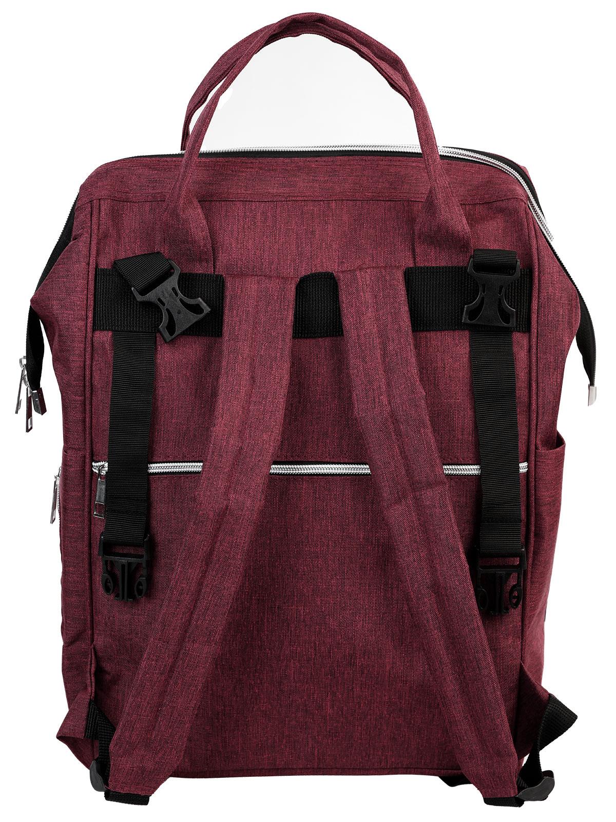 Babymol Linen Sırt Çantası - Bordo