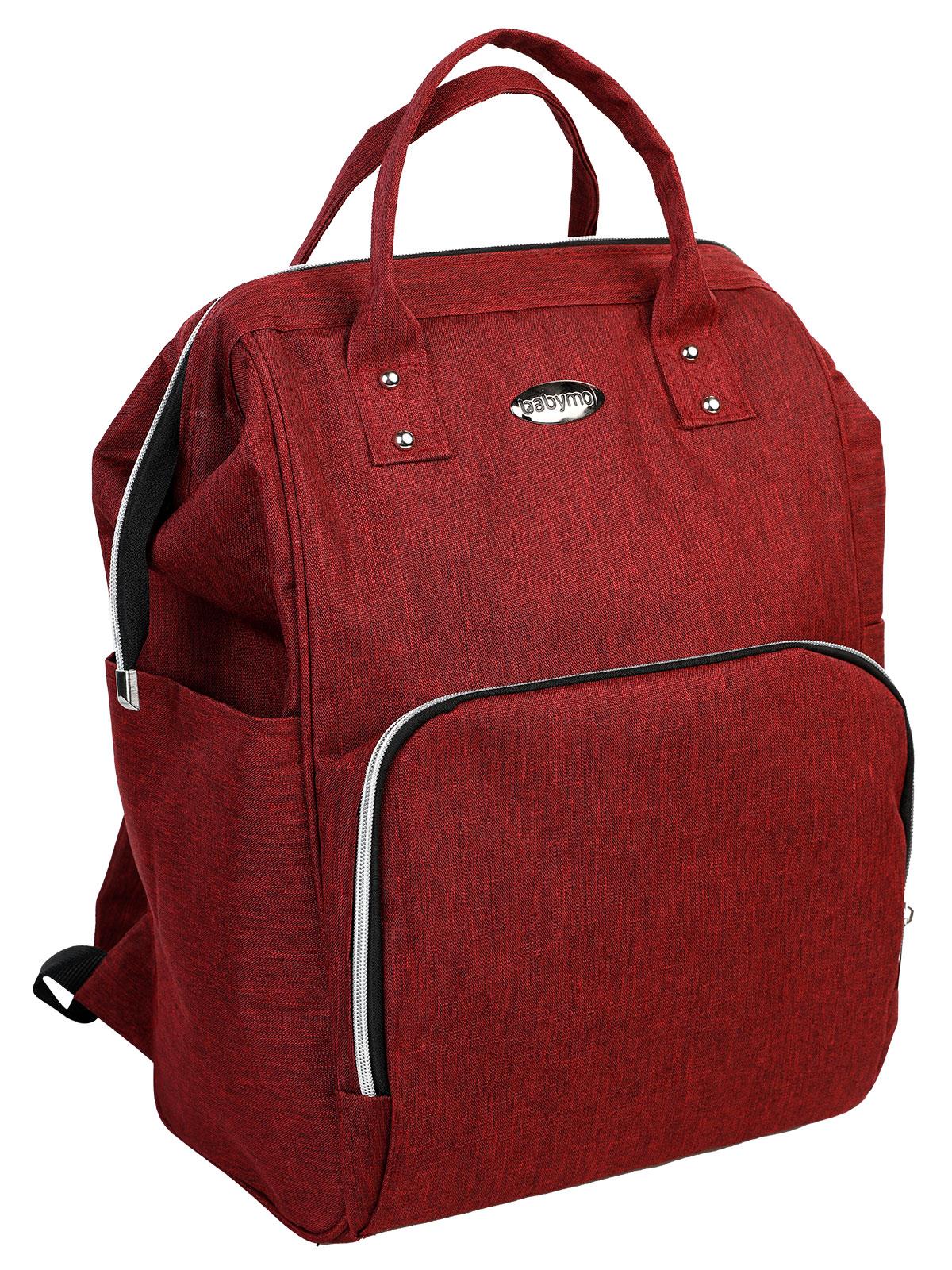 Babymol Linen Sırt Çantası - Bordo