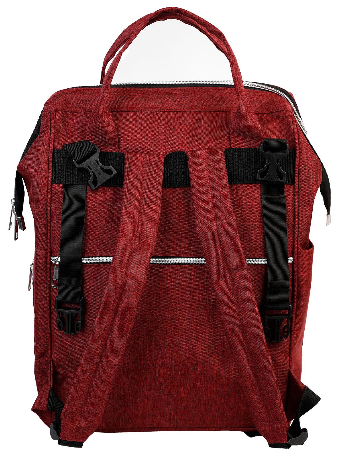 Babymol Linen Sırt Çantası - Bordo