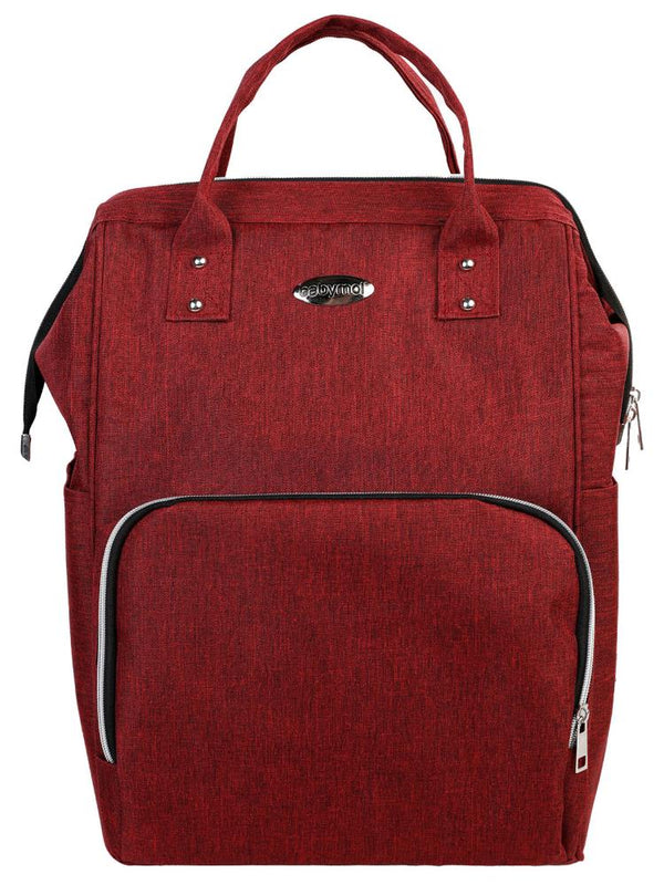 Babymol Linen Sırt Çantası - Bordo