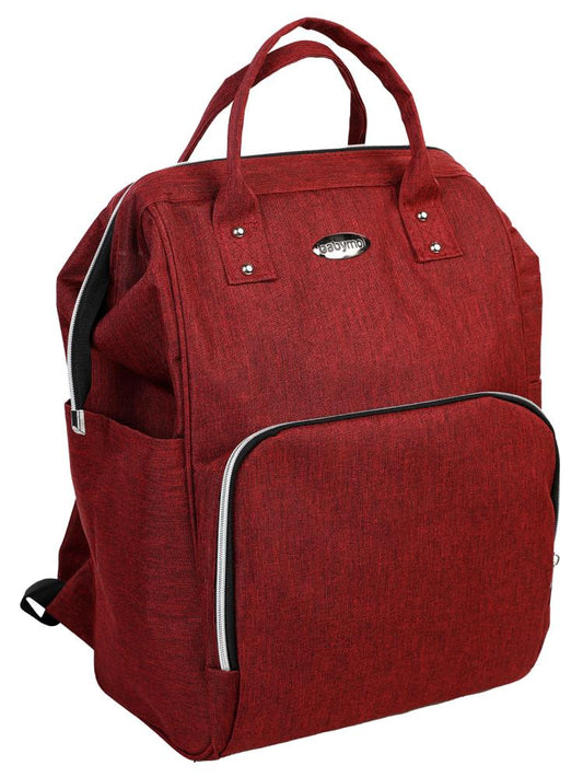 Babymol Linen Sırt Çantası - Bordo