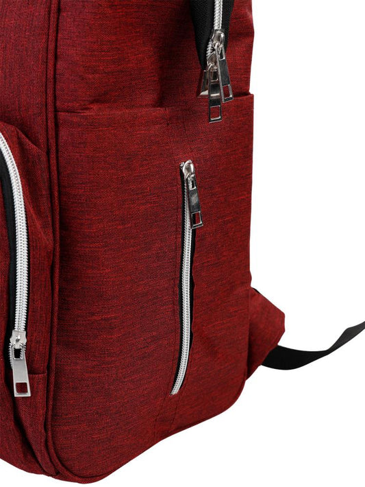 Babymol Linen Sırt Çantası - Bordo
