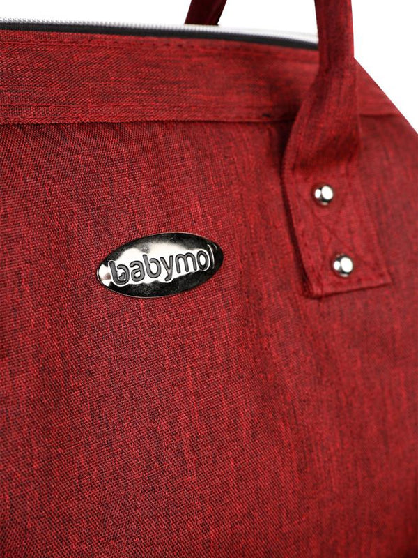 Babymol Linen Sırt Çantası - Bordo