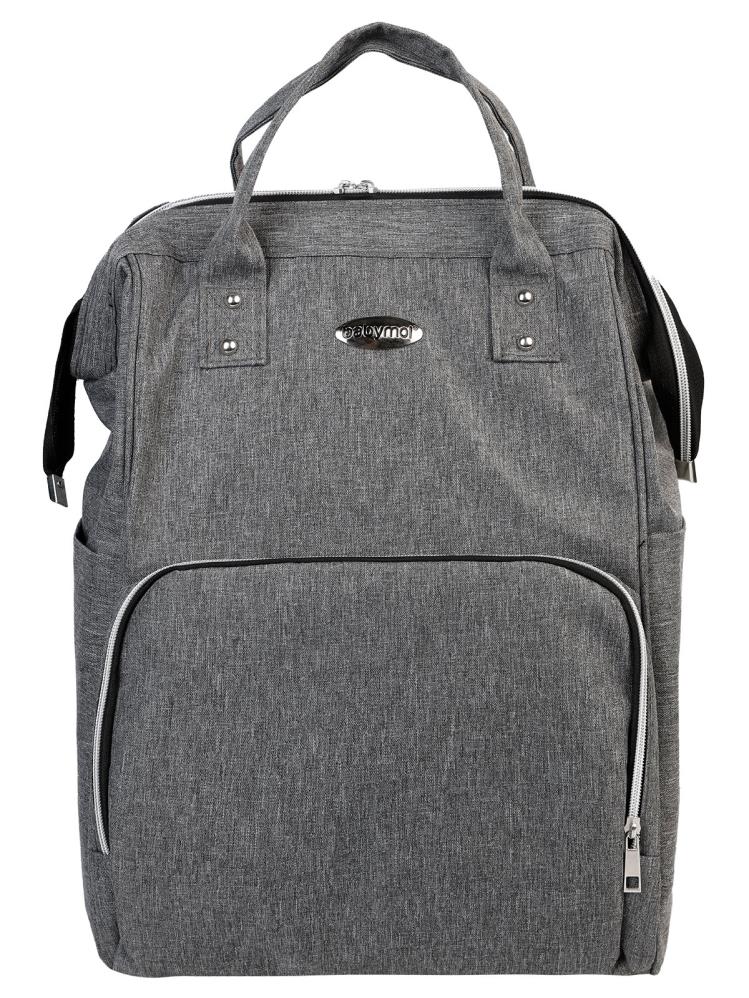 Babymol Linen Sırt Çantası - Gri