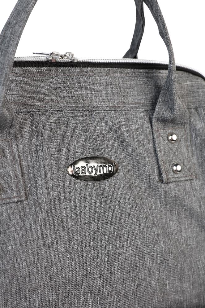 Babymol Linen Sırt Çantası - Gri
