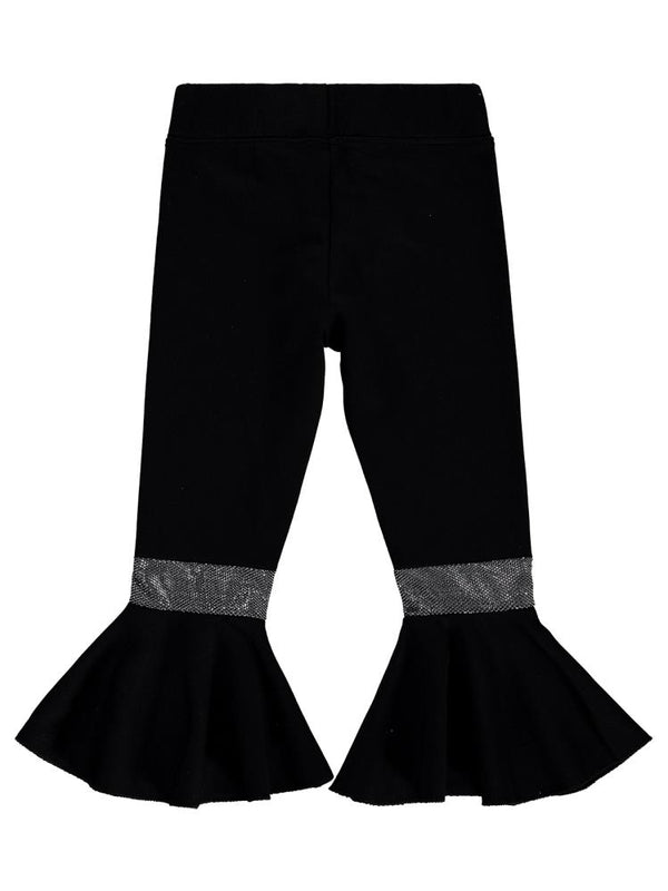 Civil Girls İspanyol Paça 2-5 Yaş Tayt - Siyah