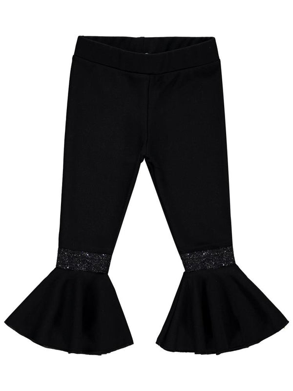 Civil Girls İspanyol Paça 2-5 Yaş Tayt - Siyah