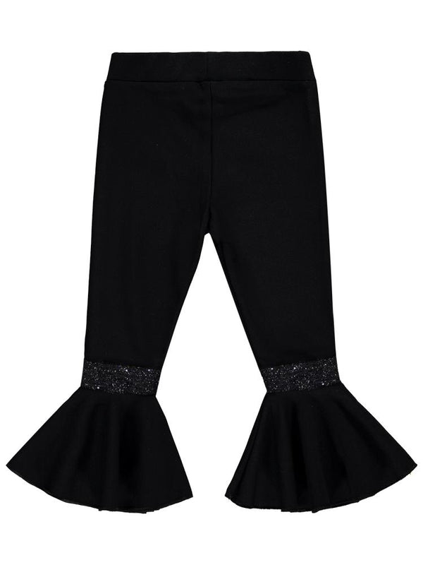 Civil Girls İspanyol Paça 2-5 Yaş Tayt - Siyah