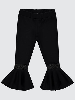 Civil Girls İspanyol Paça 2-5 Yaş Tayt - Siyah